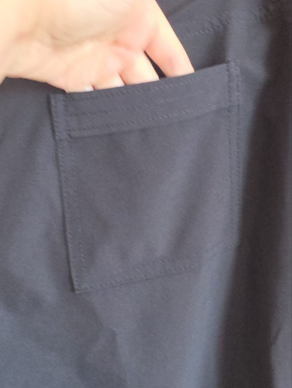 Zenergy By Chicos Black Zip Pocket Jogger Pants SZ 0.5 = 8 - Picture 7 of 14